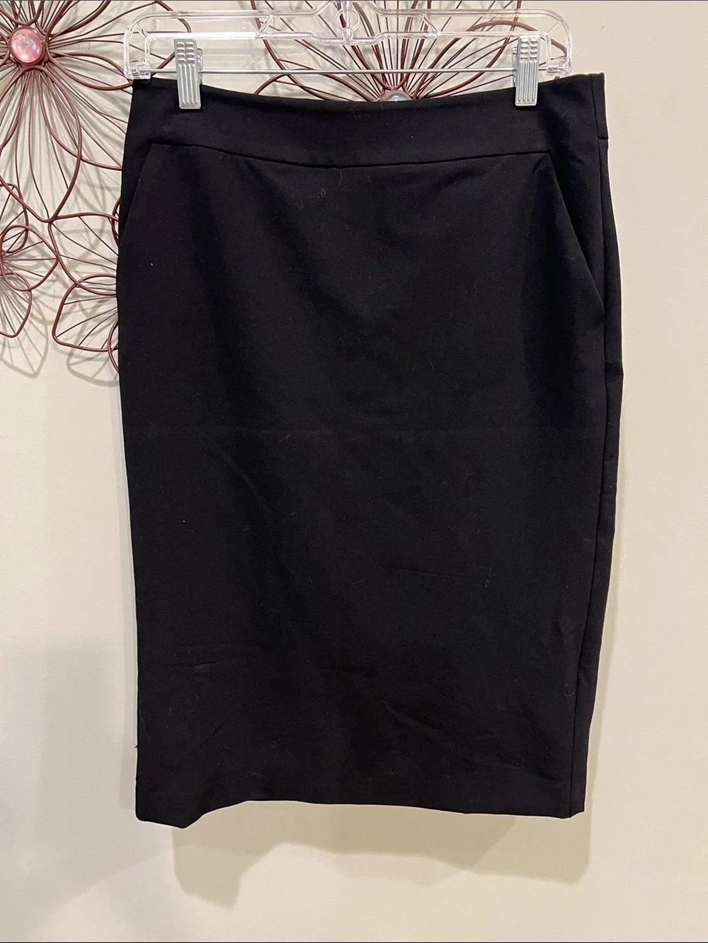 Liz Claiborne Black Stretch Pencil Skirt-NWOT